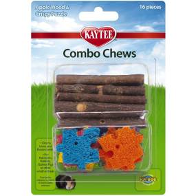 Kaytee Combo Chews Apple Wood & Crispy Puzzle - LeeMarPet 100501560