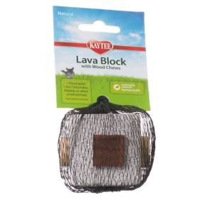Kaytee Natural Lava Block with Wood Chews - LeeMarPet 100505672
