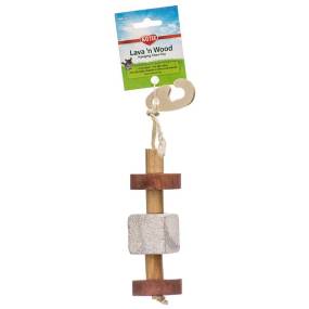 Kaytee Lava 'N Wood Hanging Chew Toy - LeeMarPet 100505830
