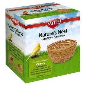 Kaytee Nature's Nest Bamboo Nest - Canary - LeeMarPet 100079583