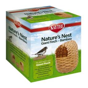 Kaytee Nature's Nest Bamboo Nest - Finch - LeeMarPet 100079585