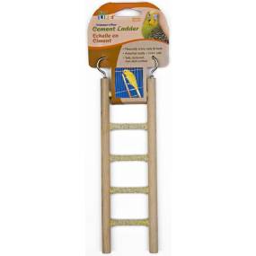 Penn Plax Trimmer Wood and Cement Ladder for Small Birds - LeeMarPet BA241
