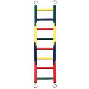 Prevue Carpenter Creations Hardwood Bendable 15" Bird Ladder  - LeeMarPet 1140