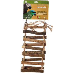 Prevue Naturals Wood and Rope Ladder Bird Toy - LeeMarPet 62807
