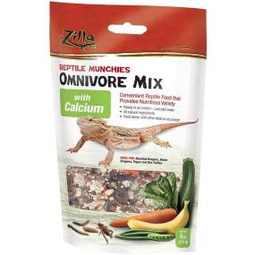 Zilla Reptile Munchies - Omnivore Mix with Calcium - LeeMarPet 100109628