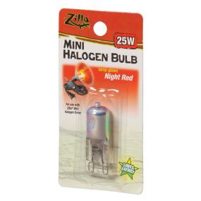 Zilla Mini Halogen Bulb - Night Red - LeeMarPet 100115632