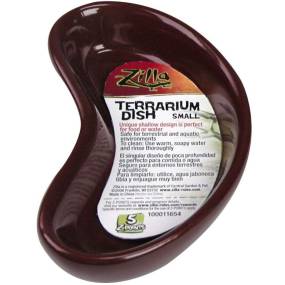 Zilla Kidney Shaped Terrarium Dish - Food or Water - LeeMarPet 100111654