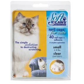 Soft Claws Nail Caps for Cats Clear - LeeMarPet 2473201