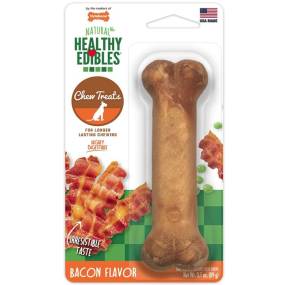 Nylabone Healthy Edibles Wholesome Dog Chews - Bacon Flavor - LeeMarPet NEB103P