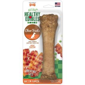 Nylabone Healthy Edibles Wholesome Dog Chews - Bacon Flavor - LeeMarPet NEB105P