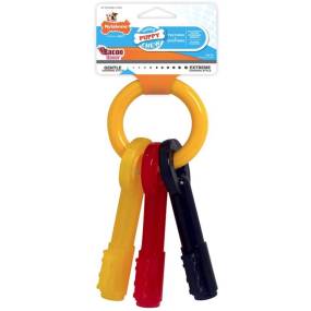 Nylabone Puppy Chew Teething Keys Chew Toy - LeeMarPet N221P