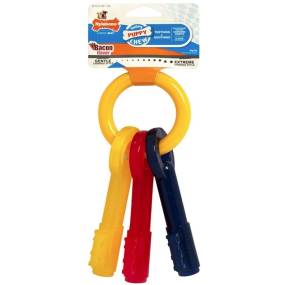 Nylabone Puppy Chew Teething Keys Chew Toy - LeeMarPet N219P