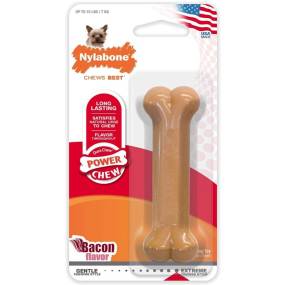 Nylabone Dura Chew Durable Dog Bone - Bacon Flavor - LeeMarPet NB101P