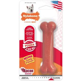 Nylabone Dura Chew Durable Dog Bone - Bacon Flavor - LeeMarPet NB102P