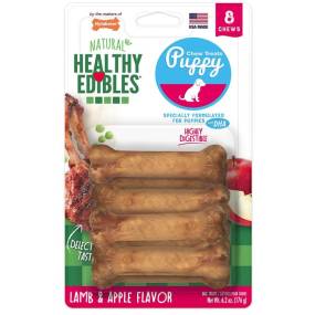 Nylabone Healthy Edibles DHA Omega-3 Puppy - Lamb & Apples Flavor - LeeMarPet N501VP8P