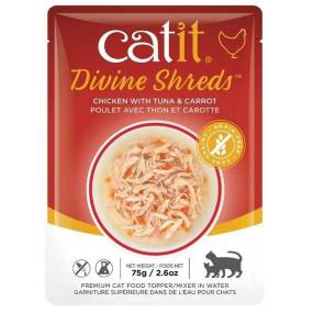 Catit Divine Shreds Chicken with Tuna and Carrot - LeeMarPet 44683