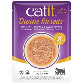 Catit Divine Shreds Tuna with Shirasu and Sweet Potato - LeeMarPet 44687