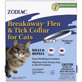 Zodiac Breakaway Flea & Tick Collar for Cats - LeeMarPet 100520395