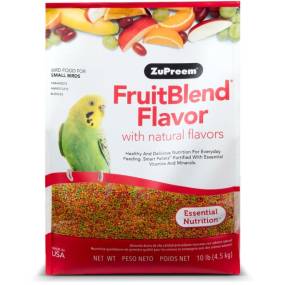 ZuPreem FruitBlend Premium Daily Bird Food - Small Birds - LeeMarPet 38110