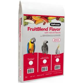 ZuPreem FruitBlend Flavor Bird Food for Parrots & Conures - LeeMarPet 38317