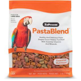 ZuPreem PastaBlend Pellet Bird Food for Larg Birds (Macaw and Cockatoo) - LeeMarPet 1004256