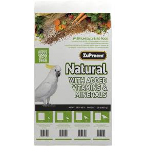 ZuPreem Natural Blend Bird Food - Cockatiel - LeeMarPet 39250
