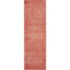 Weston 8' Runner Red Contemporary Area Rug - Nourison WES01
