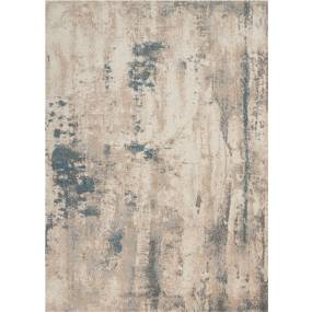 Maxell 5' x 7' Grey Abstract Area Rug - Nourison MAE17