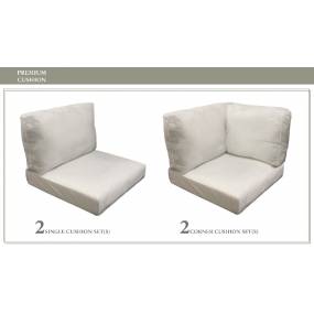 High Back Cushion Set for VENICE-06d - TK Classics CUSHIONS-VENICE-06d