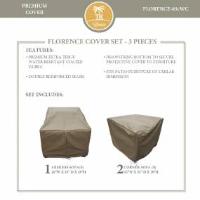 FLORENCE-03c Protective Cover Set in Beige - TK Classics FLORENCE-03cWC