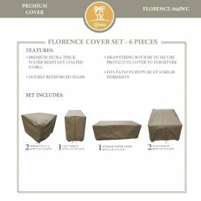 FLORENCE-06d Protective Cover Set in Beige - TK Classics FLORENCE-06dWC