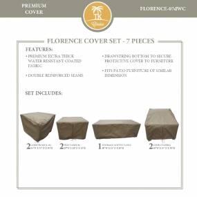 FLORENCE-07d Protective Cover Set in Beige - TK Classics FLORENCE-07dWC