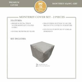 MONTEREY-02a Protective Cover Set, in Grey - TK Classics MONTEREY-02aWC-GRY