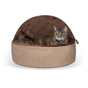 Self-Warming Kitty Bed Hooded - KH2997