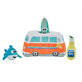 Hide A Surf Van Plush Dog Toy - OH70472