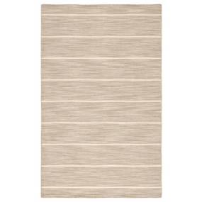 Jaipur Living Cape Cod Handmade Striped Gray/ White Area Rug (7'10"X9'10") - RUG122737