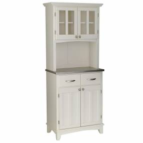 Buffet of Buffet with Stainless Top and Hutch - Homestyles Furniture 5001-0023-22