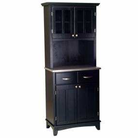 Buffet of Buffet with Stainless Top and Hutch - Homestyles Furniture 5001-0043-42