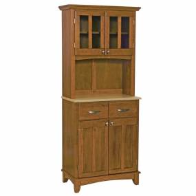 Buffet of Buffet with Wood Top and Hutch - Homestyles Furniture 5001-0061-62