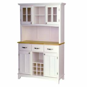 Buffet of Buffets with Wood Top and Hutch - Homestyles Furniture 5100-0021-12