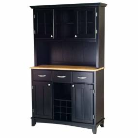 Buffet of Buffet with Wood Top and Hutch - Homestyles Furniture 5100-0041-42