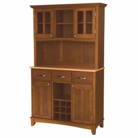 Buffet of Buffet with Wood Top and Hutch - Homestyles Furniture 5100-0061-62