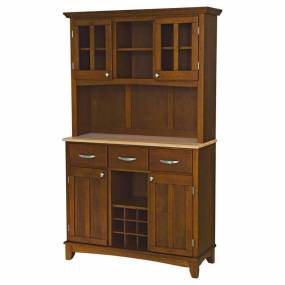 Buffet of Buffet with Wood Top and Hutch - Homestyles Furniture 5100-0071-72