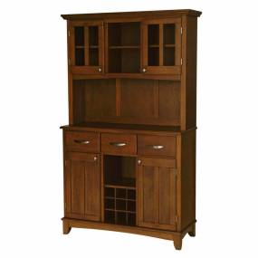Buffet of Buffet with Wood Top and Hutch - Homestyles Furniture 5100-0072-72