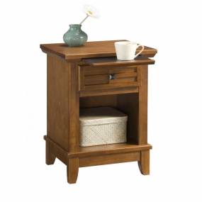 Arts and Crafts Night Stand Cottage Oak Finish - Homestyles Furniture 5180-42