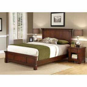 The Aspen Collection King Bed and Night Stand - Homestyles Furniture 5520-6019