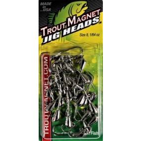 1/64 oz Nickel 25 pc. Trout Magnet Replacement Jig Heads - Leland's Lures 18037