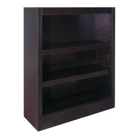  3 Shelf Wood Bookcase, 36 inch Tall, Espresso Finish - Concepts in Wood MI3036-E