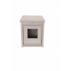 LitterLoo Litter Box Cover, End Table in Gray - New Age Pet EHLB801-05