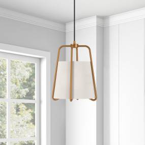 Marduk pendant in antique brass - Hudson & Canal PD0072